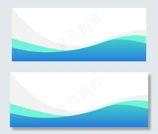 波浪底纹矢量图图片