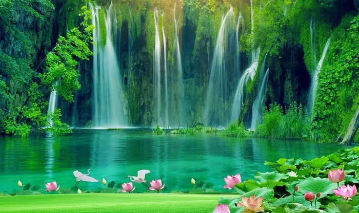 风景背景墙图片(9071X5669(DPI:72))psd模版下载