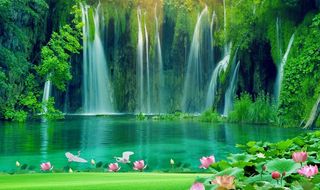 风景背景墙图片