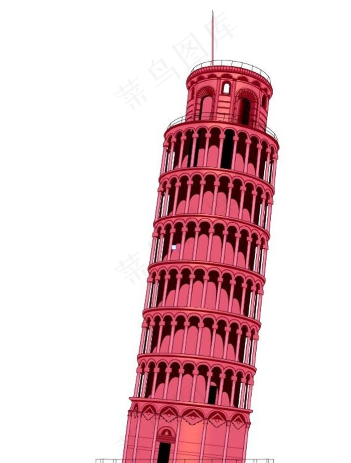 世界著名建筑矢量素材图片