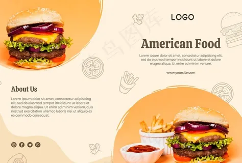 餐饮宣传册内页图片