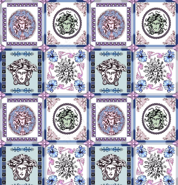 范思哲满幅 方巾图片