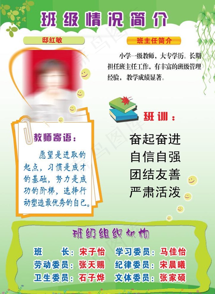 教师简介图片(2480X3508(DPI:300))psd模版下载