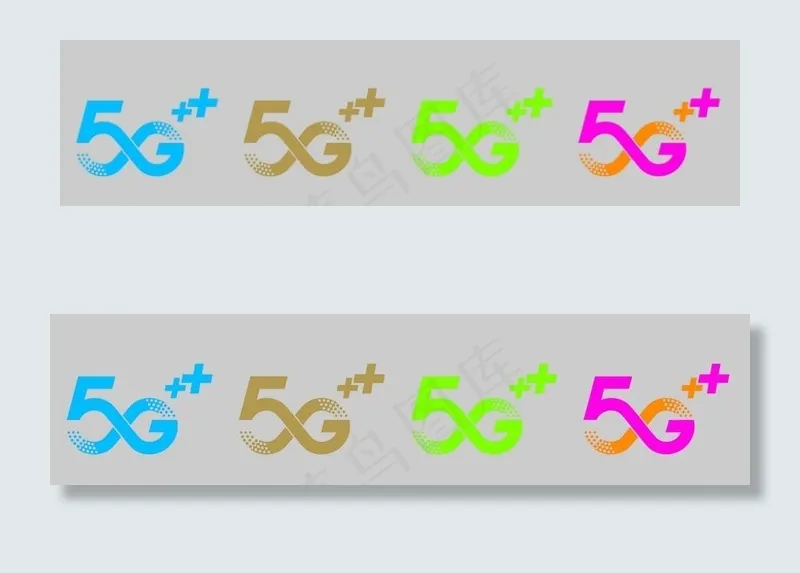 5G图标志素材图片cdr矢量模版下载