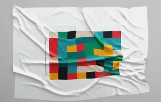 A4褶皱样机图片