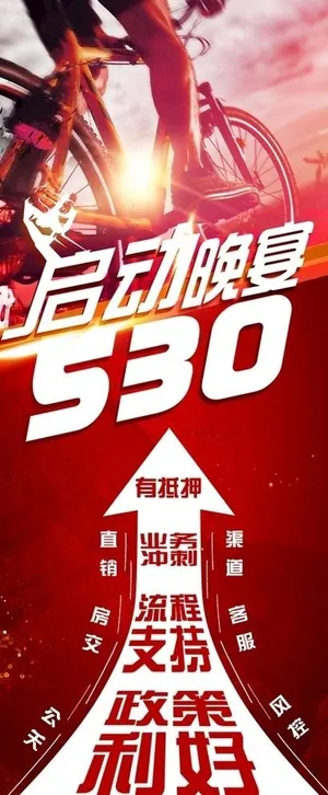 时尚金融宣传展架设计图片