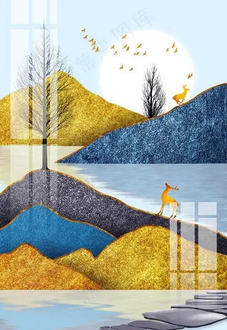 新中式装饰画图片