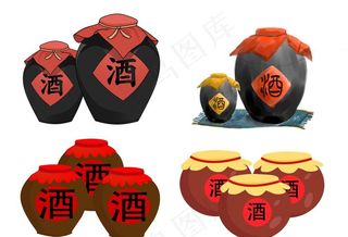 酒坛图片