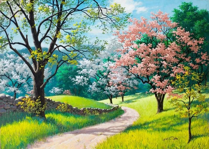 油画风景图片