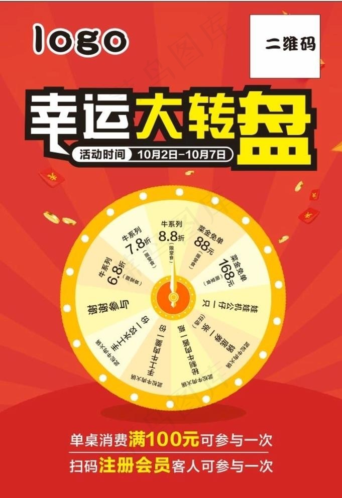 幸运大转盘图片