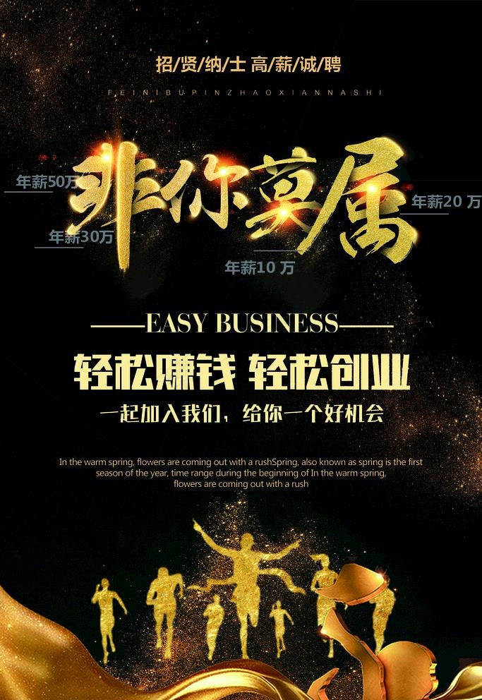 招聘海报图片(3543X5315(DPI:150))psd模版下载