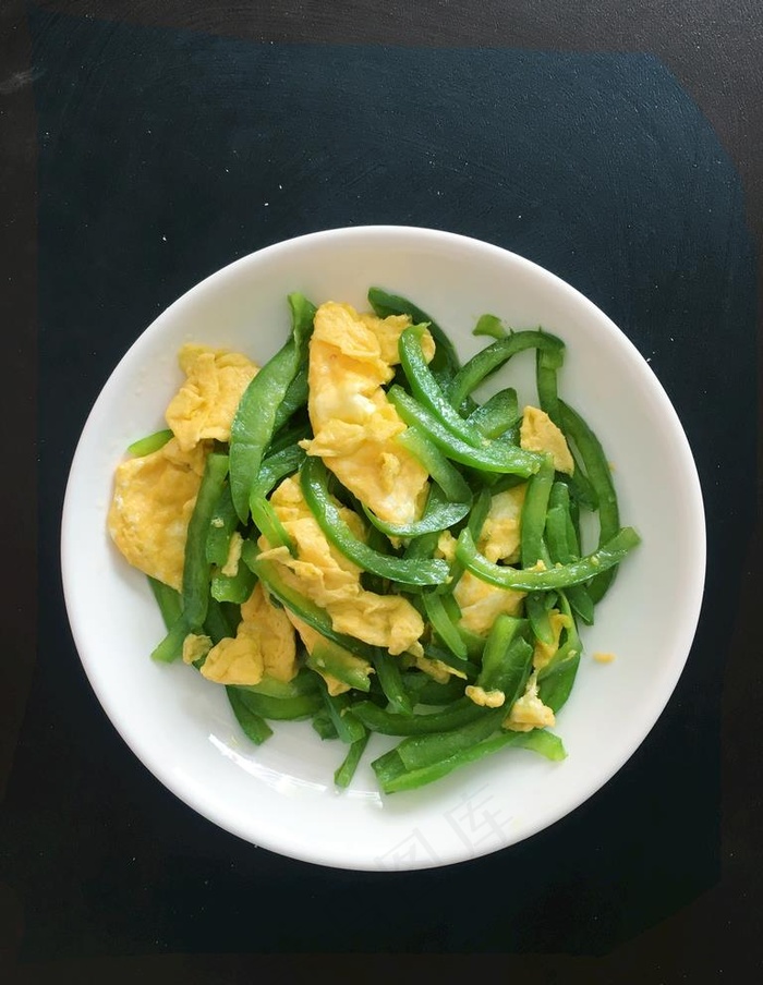 鸡蛋炒青椒图片