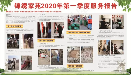 小区服务报告图片