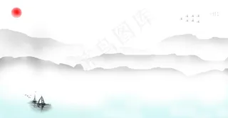 水墨画背景图片
