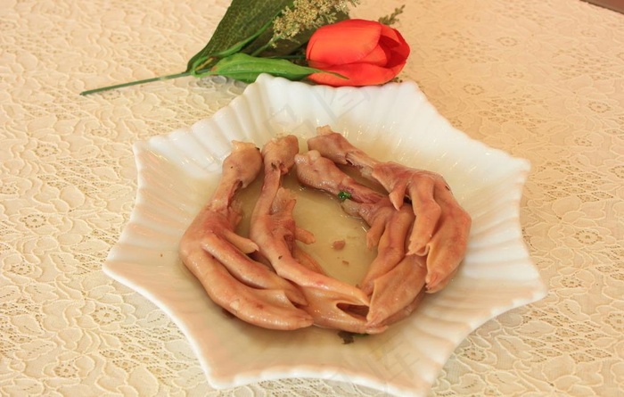 美食零食鹅爪图片