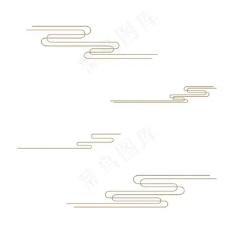 中国风线条云图片