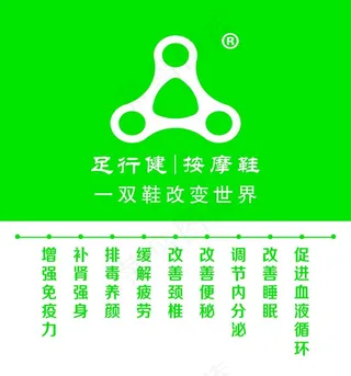 足行健按摩鞋  反射疗法图片