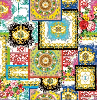 大牌花拼接图片