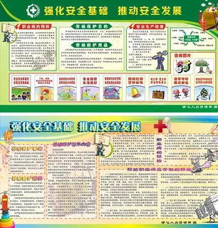 企业安全展板宣传栏图片