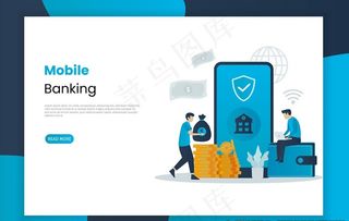 生活人物插画图片