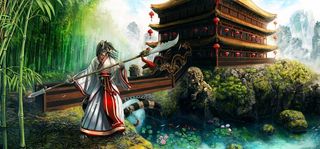 古风人物插画素材图片