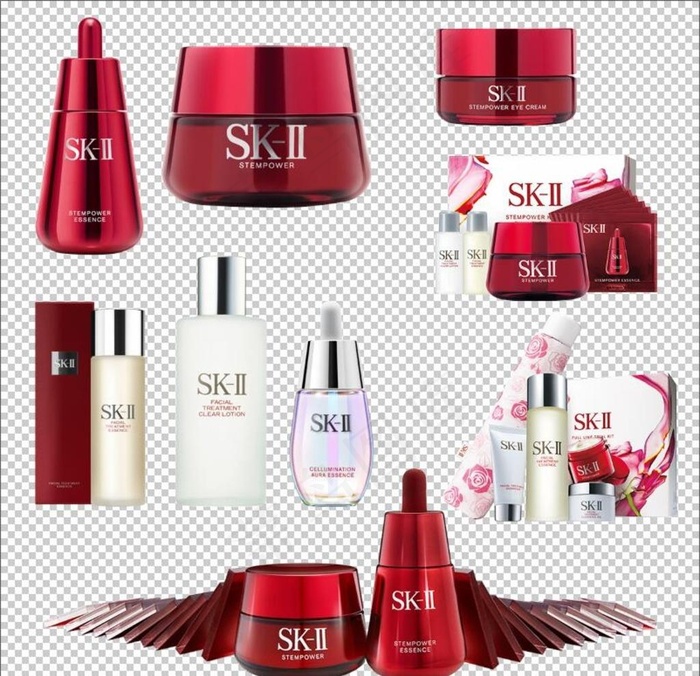 SKII 化妆品图片psd模版下载