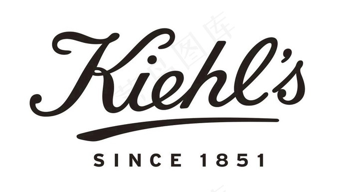 化妆品科颜氏品牌logo纯矢量图片