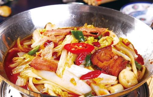 干锅娃娃菜图片