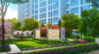 小区建筑景观效果图图片