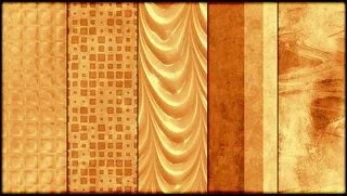 PS华贵金色图案