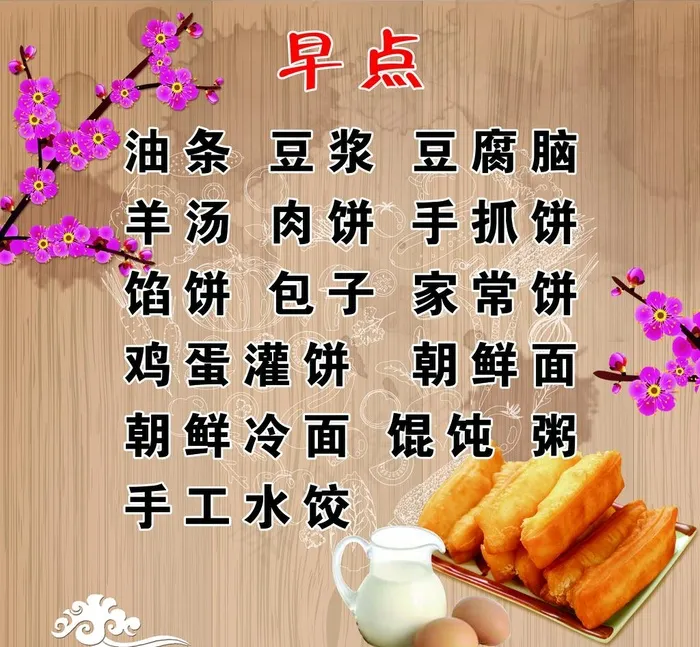 早点图片