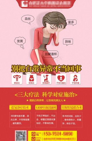 妇科白带异常图片