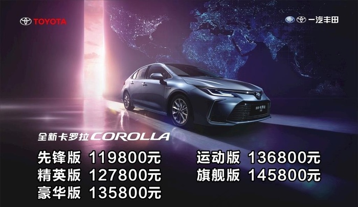一汽丰田卡罗拉图片cdr矢量模版下载