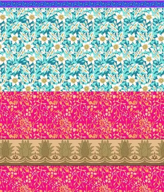 手绘定位花图片