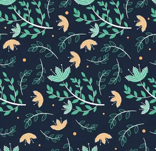 创意绿色花卉图片