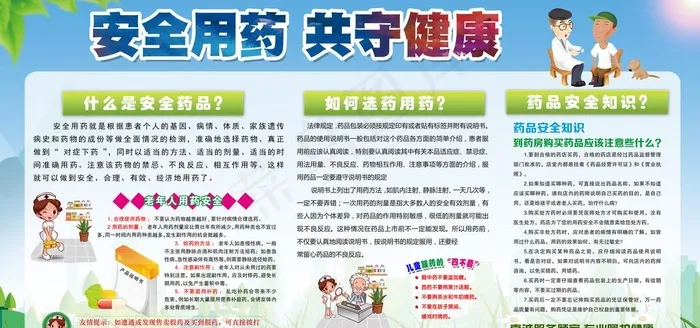 安全用药图片(7087X3543(DPI:150))psd模版下载