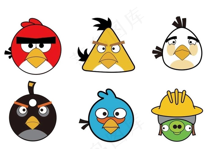 矢量愤怒的小鸟图片