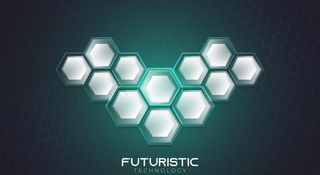 蜂窝科技背景图片