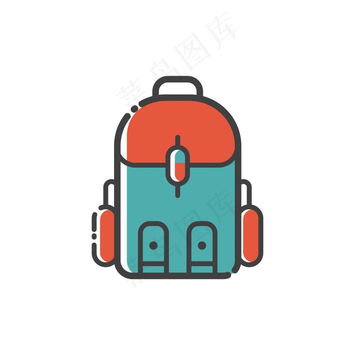 背菜鸟图库标图片