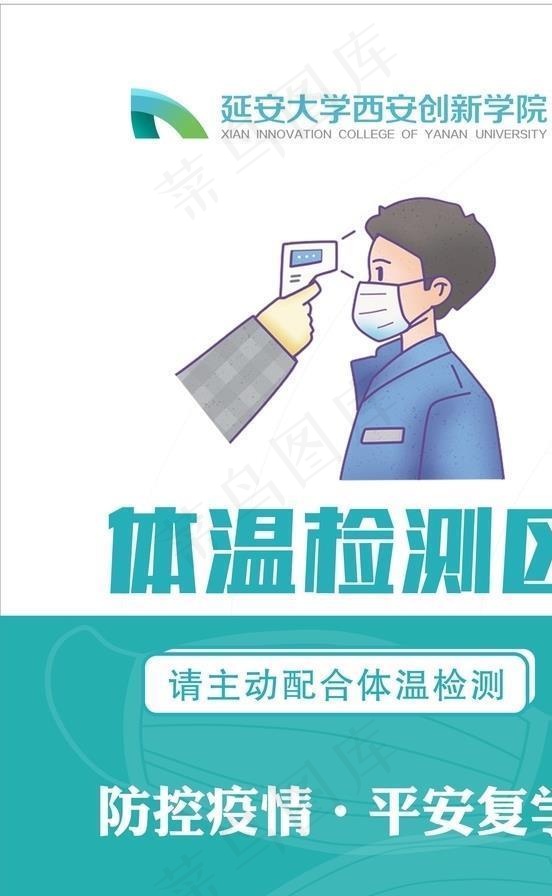 体温检测区图片