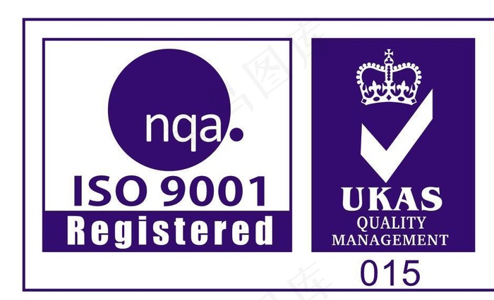 NQA ISO9001认证标志图片cdr矢量模版下载