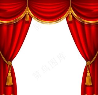 华丽剧场幕布图片