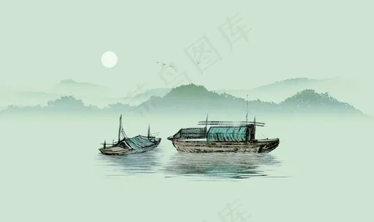 中国风装饰画图片