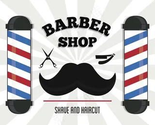 理发店店招图片