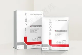 面膜包装样机图片