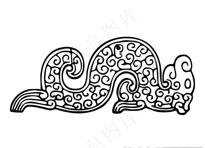 古代纹样青铜器纹理图片ai矢量模版下载