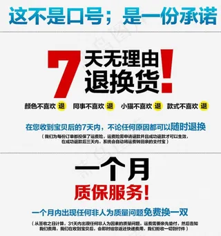 无理由退货图图片