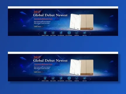 外贸开关插座海报banner图片 外贸开关插座海报banner图片