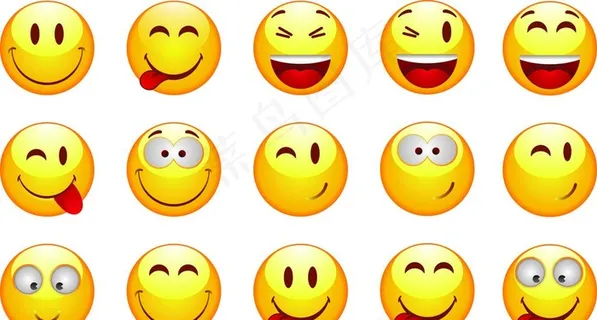 笑脸  卡通笑脸  表情图片