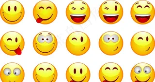 笑脸  卡通笑脸  表情图片